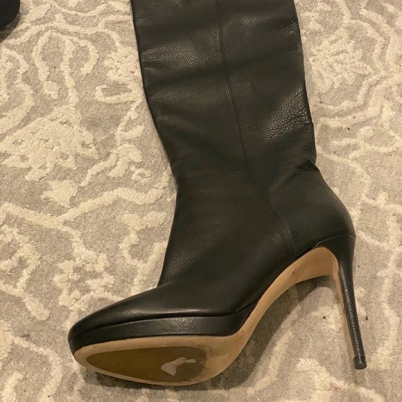 Jimmy Choo Black Leather Giselle boots size 6.5 - Picture 11 of 15